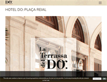 Tablet Screenshot of hoteldoreial.com